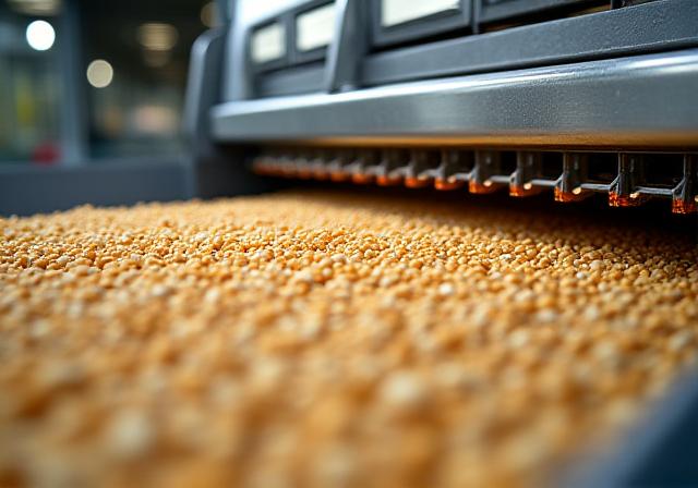 Impianto di pulitura cereali industriale