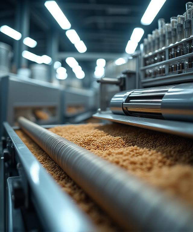 Impianto di macinazione industriale moderno